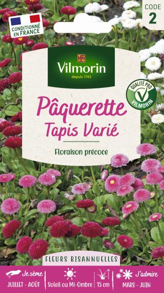 Fleurs - Pâquerette Tapis Varié - PACKAGING_RECTO